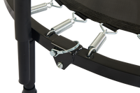 Xtp009 Assembled Children'S Trampoline Happy Expression Outdoor And Indoor Dual Use Monkey Black And Red Foldable Iron Tube For Kids Age 3 7 Yellow Black Steel