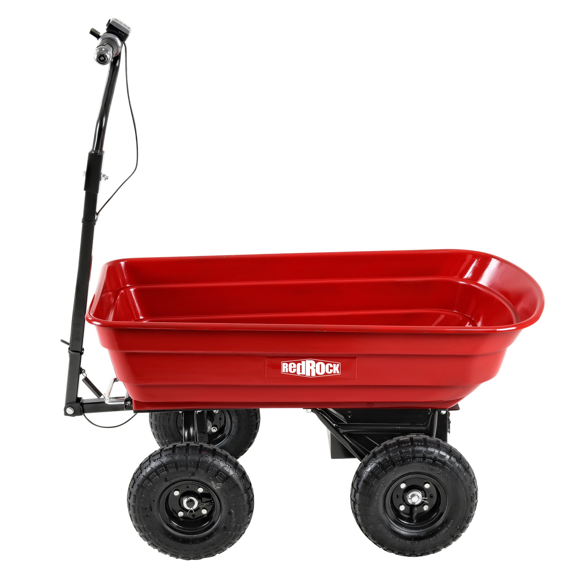 Hassle Free Assemble: This Utility Cart'S Durable Steel Frame Is Easy To Assemble While The Sturdy Poly Tub Is Easy To Clean And Rust Resistant Black Red Abs Steel Q235