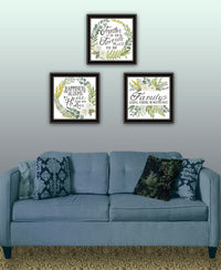 "Together Is Our Favorite Place To Be " Framed Wall Art For Living Room, Wall Art Print For Home Decor, Bedroom Wall Art By Deb Strain Multicolor Wood Paper