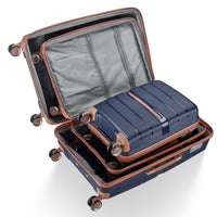 Luggage Sets 4 Piece 14 20 24 28 Pp Lightweight & Durable Expandable Suitcase Blue Polypropylene