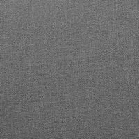 Dining Chair Set Of 2 Dark Grey Fabric