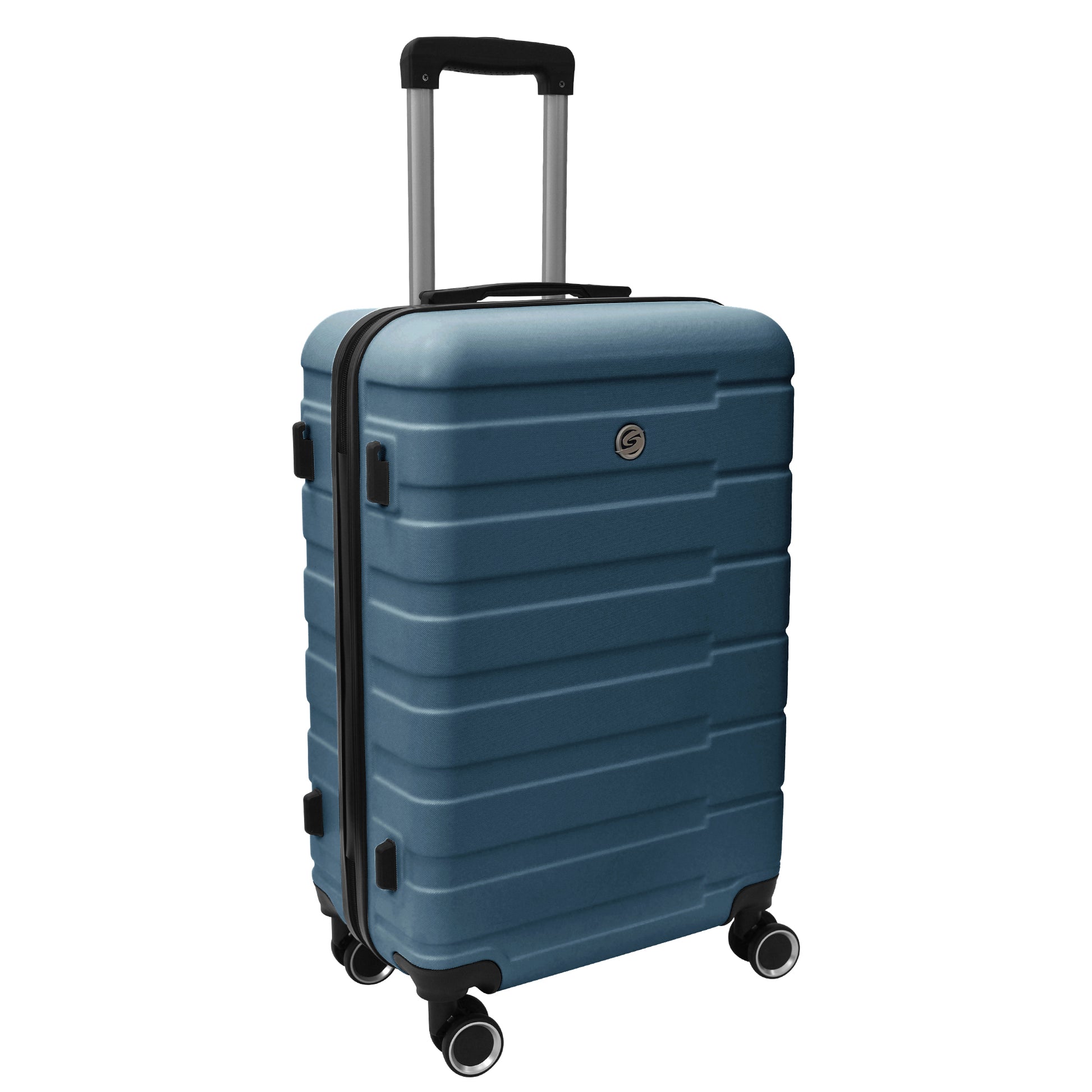 4 Piece Hard Shell Luggage Set,Carry On Suitcase With Spinner Wheels,Family Luggage Set,Dark Blue 12 20 24 28In Dark Blue Abs