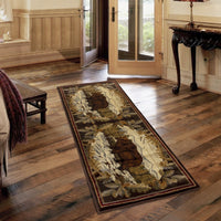 Nature'S Nest Gc Cbl3008 Multi 7 Ft. 10 In. X 10 Ft. 3 In. Lodge Area Rug Brown Polypropylene