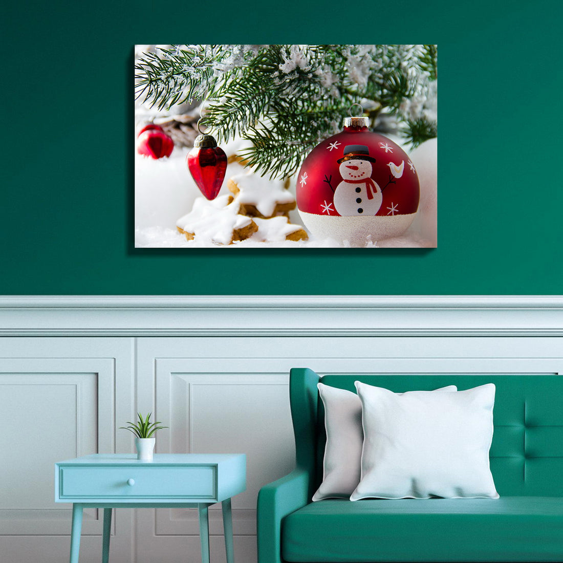 1Pcs Drop Ping Christmas Canvas Wall Art Gold Christmas Tree Paintings Artwork Modern Picutres Gift Poster For Home Wall Decor Framed 4832In Thickness 1.5Inch Rectangle Framed Multicolor Christmas Oversized 41In Canvas Cultures And Diasporas