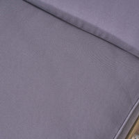 Ariana Kd Wood Chaise Lounge W Cushion Grey Wood Fabric