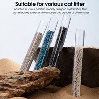 Self Cleaning Litter Box 2.2Lb 23Lb Cat Can Use, 100L Automatic Cat Litter Box Self Cleaning, Extra Large For Multiple Cats, Anti Pinch, All Clumping Litter Can Use, With Garbage Bags, App Control White Gray Abs