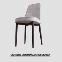 51" 4 Person Glass Dining Table Set, Kitchen Set With Black Metal Leg Dining Table And Chairs, Modern Rectangular Tempered Glass Tabletop And Dining Room Thick Cushioned Pu Dining Chairs Black Gray