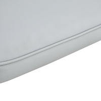 Table And Chair Set.63"X31.5" Marble Pattern Sintered Stone Table With Mdf Oc Shaped Bracket.Paired With 6 Light Gray Chairs With Pu Cushions And Black Metal Legs.Suitable For Kitchen,Dining