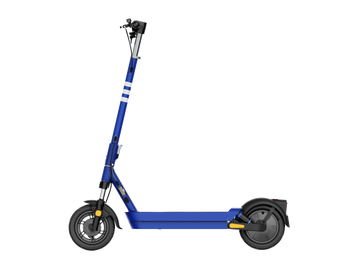 Dual Suspension Electric Scooter W 43.5 Miles Max Operating Range & 24 Mph Max Speed Blue Blue Aluminum