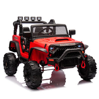 24V Kids Ride On 400W Electric Toy Car W Parents Control,Four Wheel Suspension,Front And Rear Led Searchlight,With Bluetooth,Mp3,Usb,Music,Volume Adjustment,Light Control And Power Display For Kids 3 Red Polypropylene