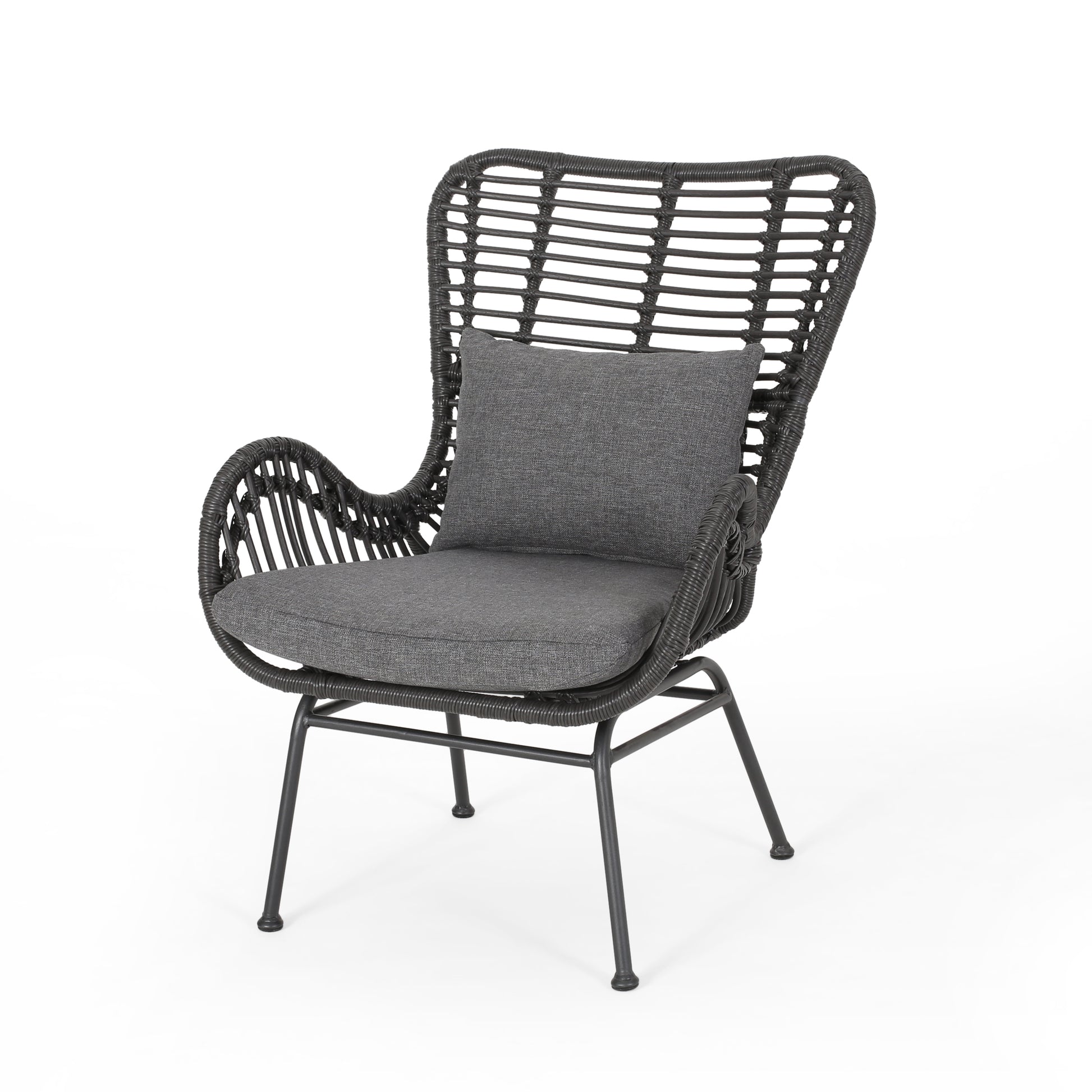 Montana Chair Grey Iron Plastic