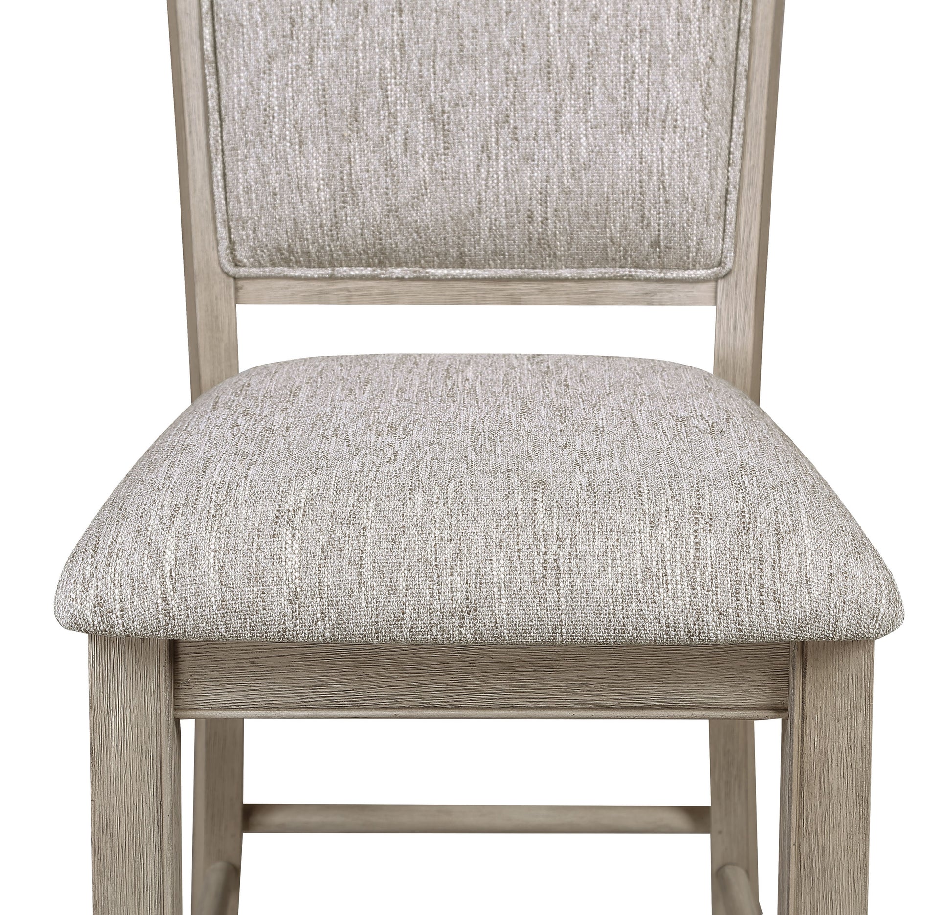 Farmhouse Style 2Pc Antique Grey Finish Counter Height Chair Bar Stool Footrest Upholstered Back Seat Wooden Dining Room Furniture Antique Gray Dining Room Contemporary,Farmhouse Dining Chairs Set Of 2 Wood