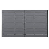 High Quality Steel Outdoor Table And Chair Set, Suitable For Patio, Balcony, Backyard. Gray Seats 6 Steel