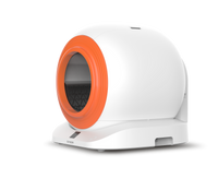 Smart Cat Litter Box Cat Litter Box Self Cleaning White Stainless Steel Polypropylene