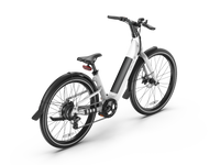 Electric Bike W 40 Miles Max Operating Range And 25 Mph Max Speed White White Aluminum