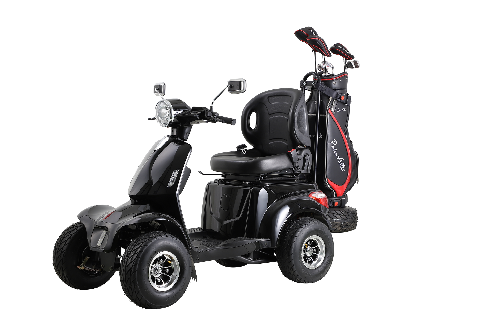 Golf Scooter Old People Drive Grass Scooter Black Abs Pc