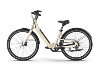 Electric Bike W 40 Miles Max Operating Range And 25 Mph Max Speed Desert Sand Sand Aluminum