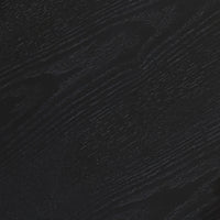 Length 39.37 Inch Modern Coffee Table,Mdf Oval Coffee Table For Living Room,Small Coffee Table With Sturdy Pedestal For Apartment,Bedroom,Black Black Mdf