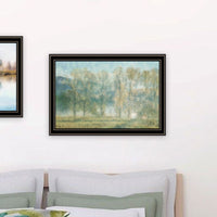 "Peaceful Lake Reflection" Framed Wall Art For Living Room, Wall Art Print For Home Decor, Bedroom Wall Art By Bluebird Barn Multicolor Wood Paper