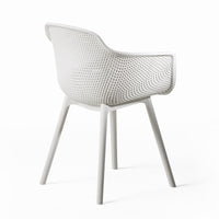 Lotus Chair White Polypropylene