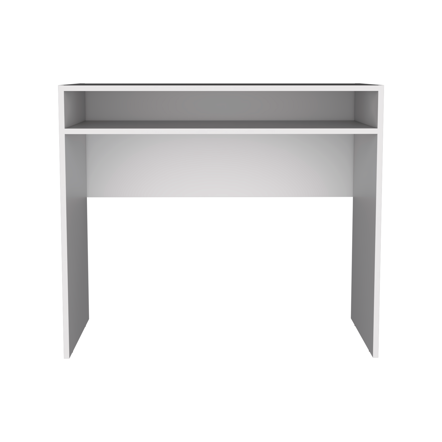 Desk Caraway, Office, White White Engineered Wood