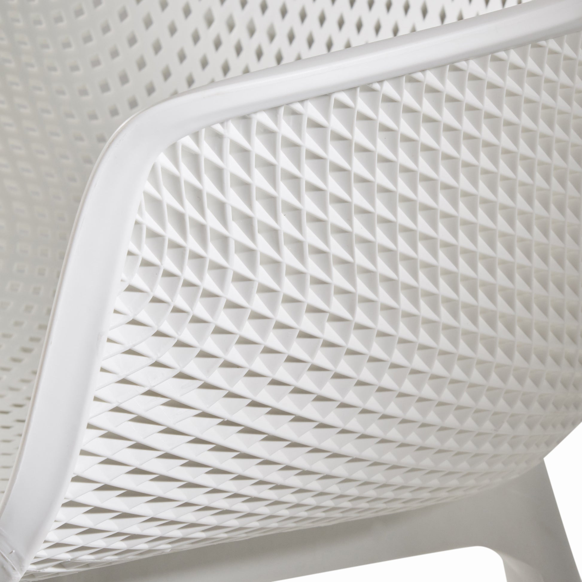 Lotus Chair White Polypropylene