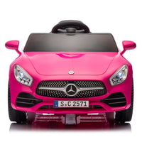 Licensed Mercedes Benz Cls 350,12V Kids Ride On Toy Car W Parents Control,2Wd,Four Wheel Suspension,Music,Bluetooth,Led Light,Usb,Power Display,Volume Adjustment,Speeds 1.24 3.11Mph For Kids Aged 2 4. Pink 50 99 Lbs Polypropylene