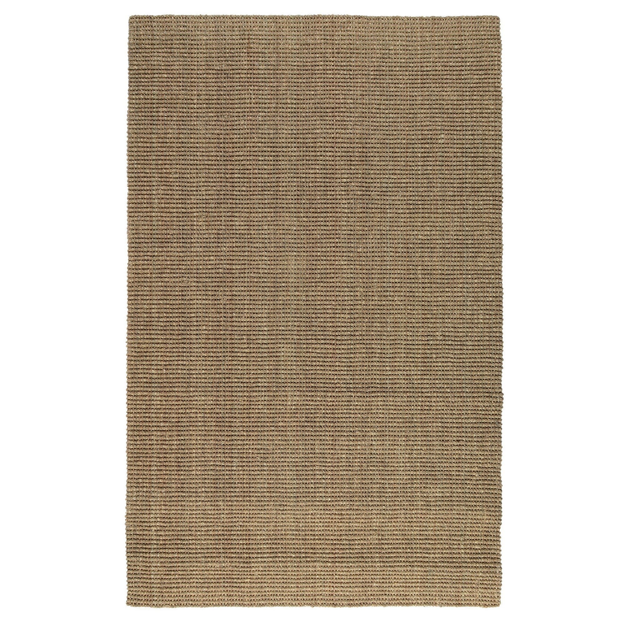 Quell 2 X 3 Handwoven Area Rug, Natural Brown Seagrass, Braided Design Brown Jute