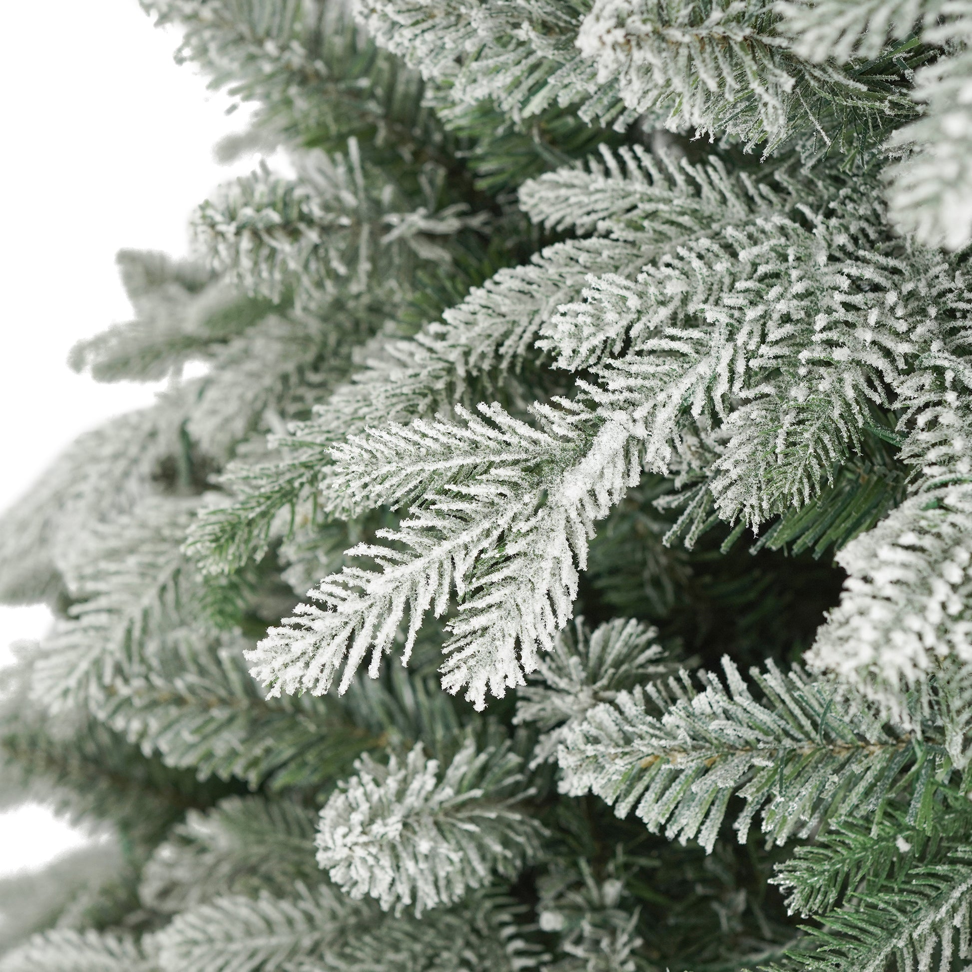 7Ft Lighted Artificial Christmas Tree With Wreath Set Of 2Christmas Tree Holiday Decoration, Creative Decorated Trees, Xmas Tree Christmas Decorations For Christmas Green Pvc