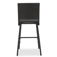 Outdoors Dark Brown Wicker Barstools Set Of 2 Dark Brown Garden & Outdoor Wicker