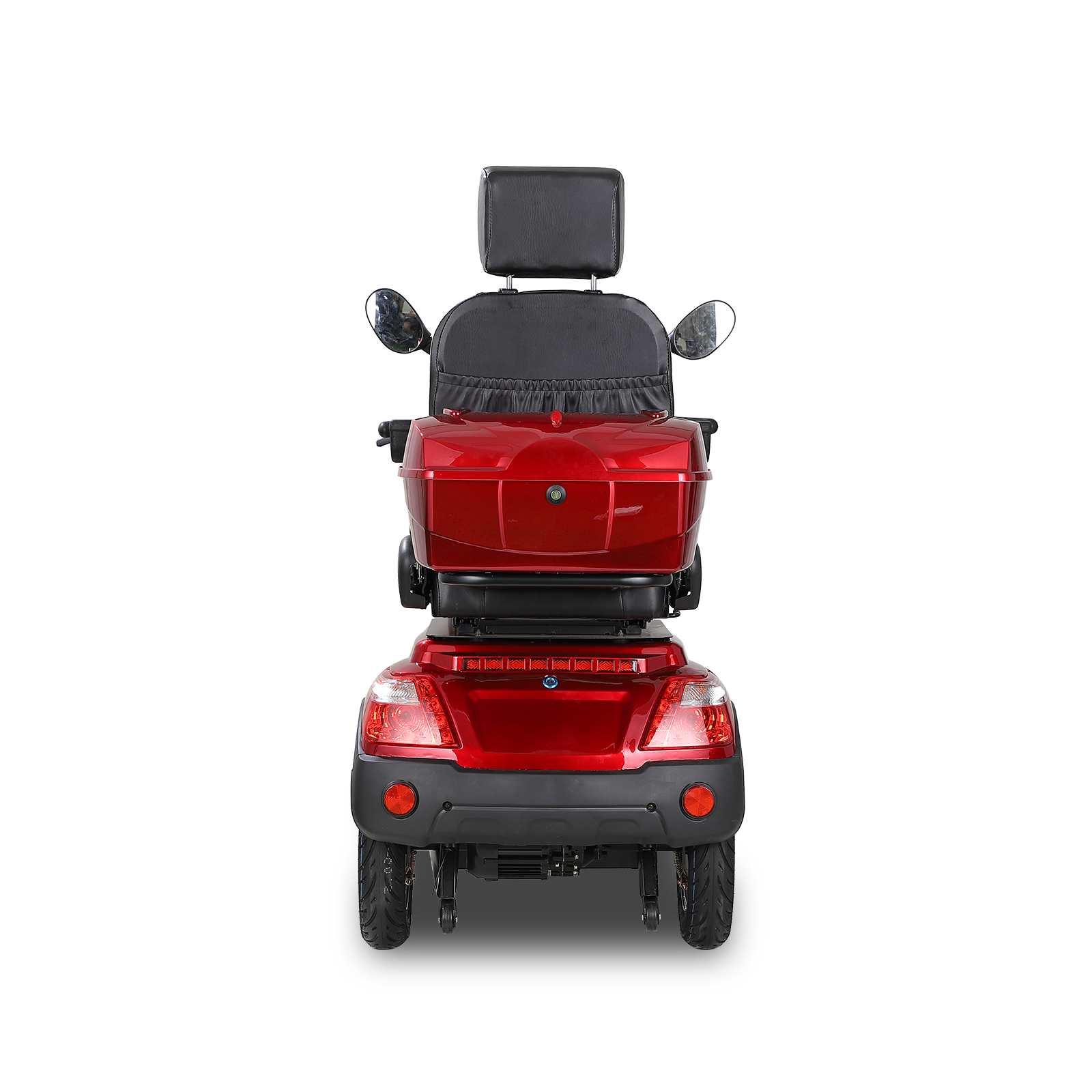 Xl3D4L Electric Mobility Recreational Travel Scooter For Adults,Mobility Scooters For Seniors, 4 Wheel Powered Mobility Scooters Red Abs Pc Abs Pc