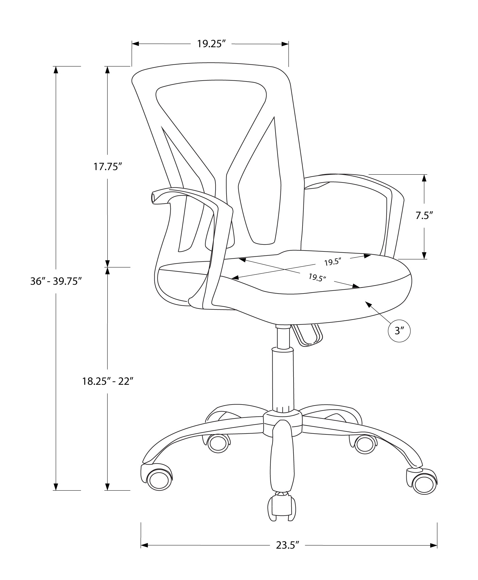 Office Chair, Adjustable Height, Swivel, Ergonomic, Armrests, Computer Desk, Work, White Mesh, Chrome Metal, Contemporary, Modern White Foam Polyester