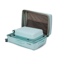 Pp Luggage Sets 3 Piece 20 24 28 , Expandable Carry On Luggage With Tsa Lock Airline Approved, Pp Materials Hard Shell And Lightweight Suitcase With Spinner Wheels Mint Green Mint Green Polypropylene