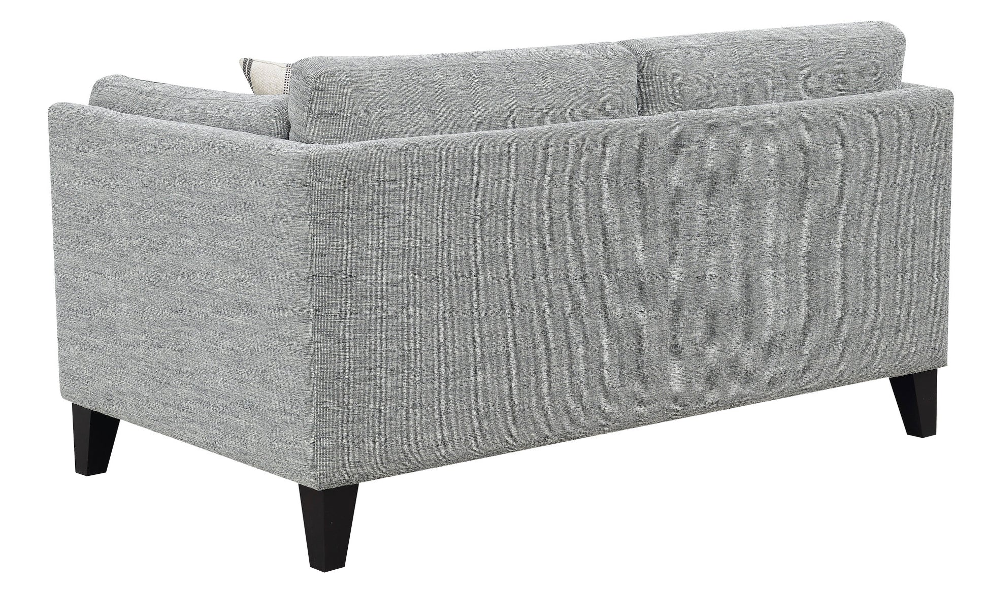 Doyle Gray Loveseat Gray Foam Engineered Wood