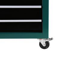7 Drawer Rolling Tool Cart, Rolling Tool Box On Wheels, Lockable Home Repair Tool Storage Organizer, Tool Chest Cabinet For Mechanic, Garage Green Steel