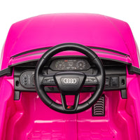 12V Kids Ride On Electric Car W Parents Remote Control,Licensed Audi Sq8 For Kids,Dual Drive,Suspension,Hanging Start,Three Speed Adjustable Music,Volume Control,Led Lights For Kids Aged 3 6. Pink