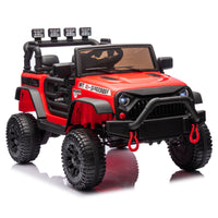 24V Kids Ride On Car W Parents Remote Control,400W Motor,Four Wheel Suspension,Adjustable Speed,Usb,Mp3,Music,Bluetooth,Large Display Screen,Power Display,Portable Handle,Safety Belt For Kids Aged 3