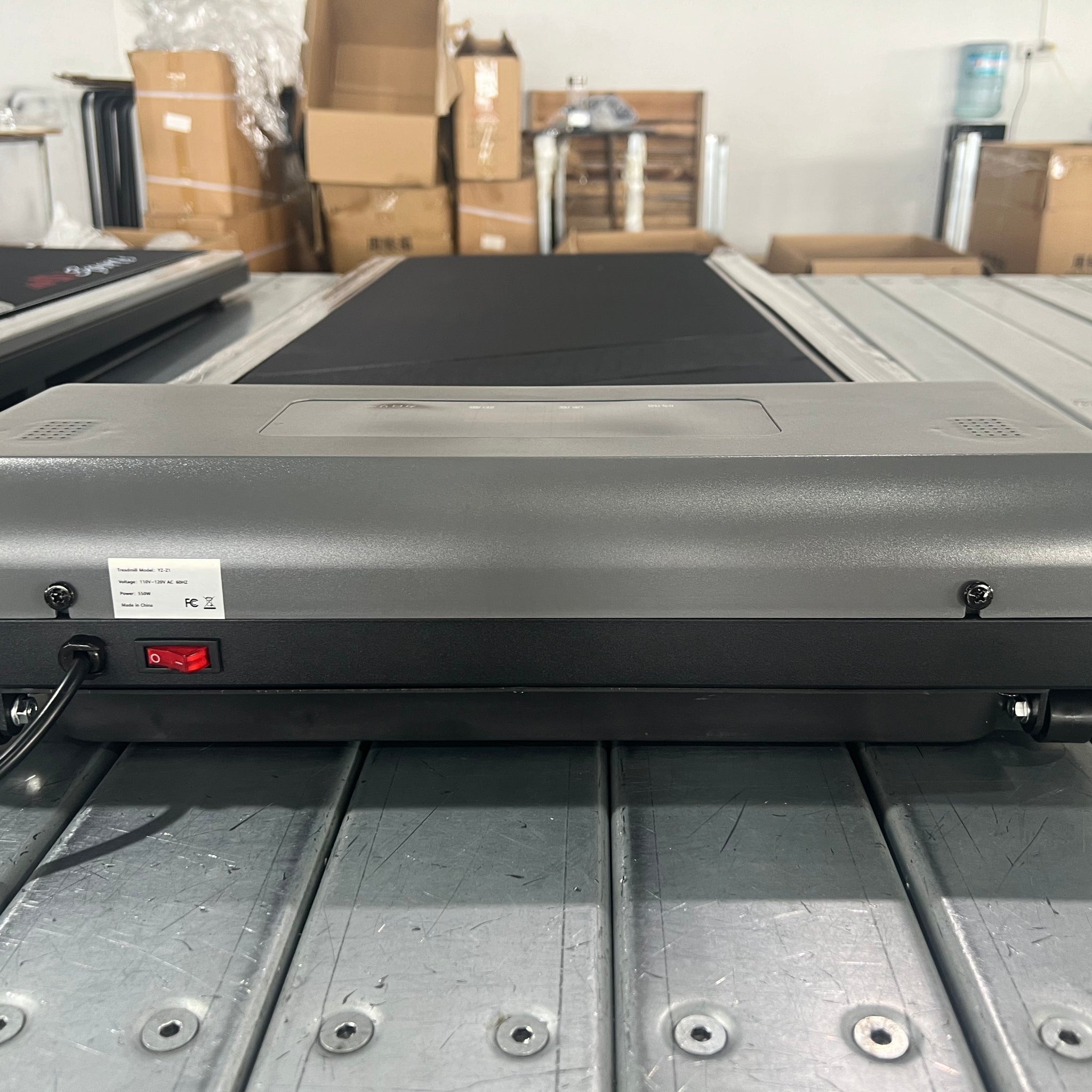 Walkingpad Treadmill 3 Colors Available Under The Desk Home Space Saving Black White Silver Indoor Portable With Convenience And Effectiveness Black And Silver Steel