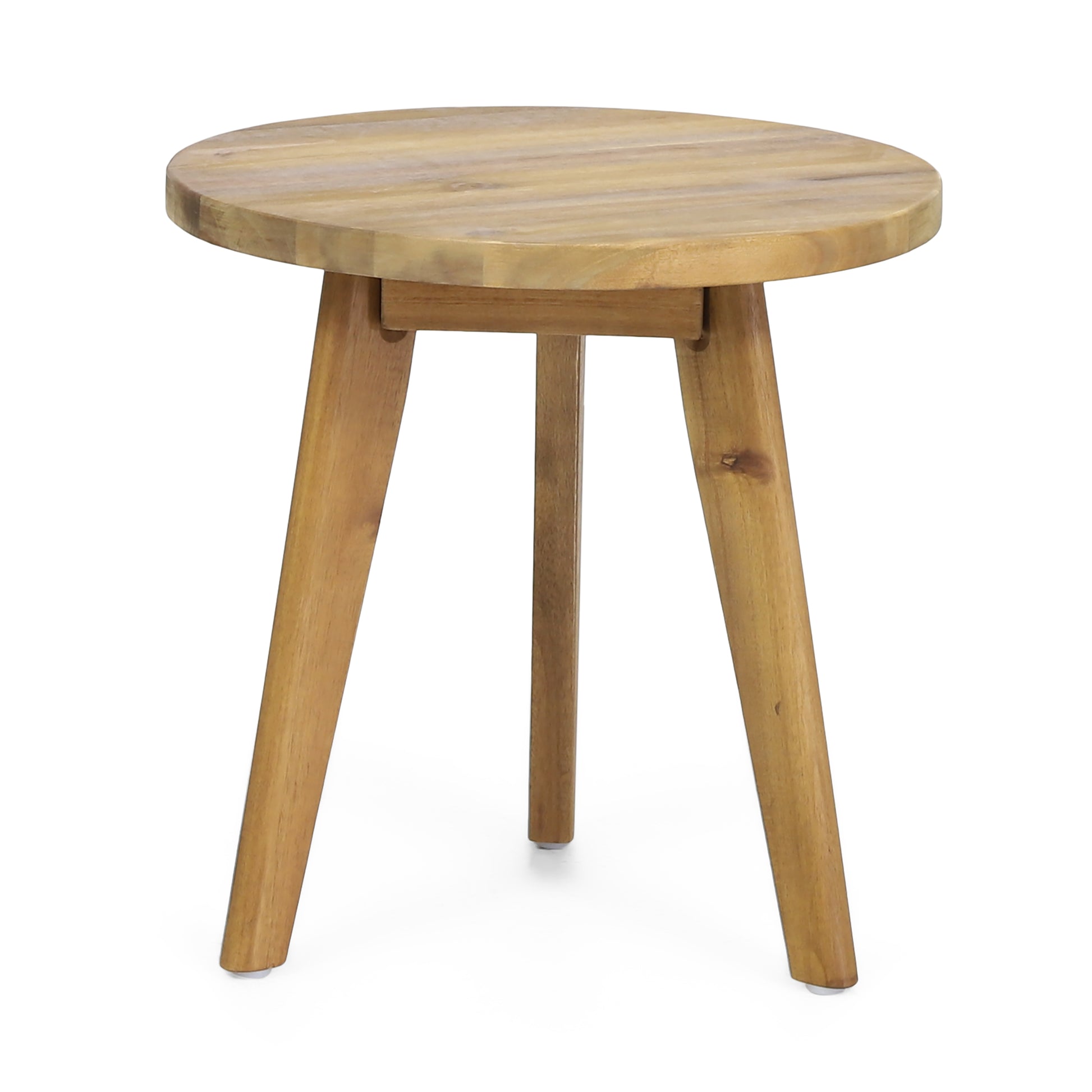 Marina Side Table Natural Stained Acacia Wood