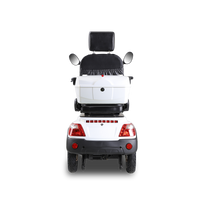 Xl3D4L Electric Mobility Recreational Travel Scooter For Adults,Mobility Scooters For Seniors, 4 Wheel Powered Mobility Scooters White Abs Pc Abs Pc