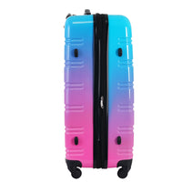 Hardshell Luggage Sets 3 Piece Gradient Color Expandable Suitcase With Spinner Wheels And Tsa Lock Lightweight 20" 24" 28" Available,Blue And Red Blue Red Abs