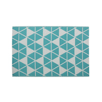Herringbone 4" X 6" Pp Rug White Polypropylene