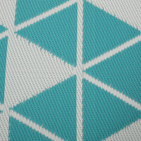 Herringbone 4" X 6" Pp Rug White Polypropylene