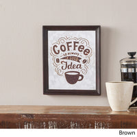 Coffee Transfer Wall D Cor Idea Wood Wood