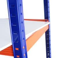 Capacity Garage Storage Shelves Heavy Duty Blue,Orange Iron