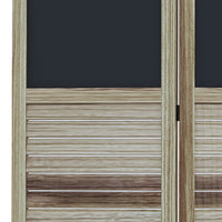 Homcom 4 Panel Folding Room Divider With Blackboard, 5.5 Ft Tall Freestanding Privacy Screen Panels For Bedroom Or Office, White White Wood