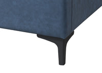 Upholstered Blue King Bed Blue Upholstered