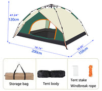 Camping Dome Tent Is Suitable For 2 3 People, Waterproof, Spacious, Portable Backpack Tent, Suitable For Outdoor Camping,Hiking Multicolor Classic Polyester