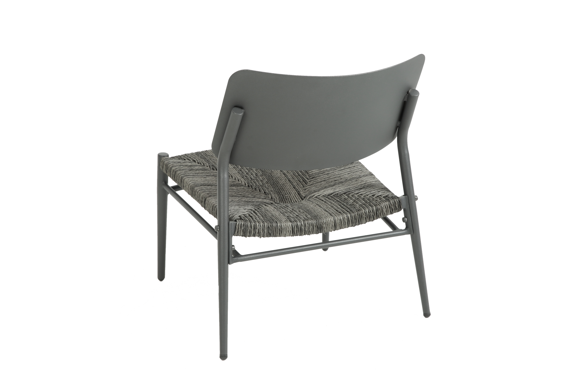 Aluminium 3 Piece Patio Set Bistro Table And Chairs Setbackyard, Garden, Living Room, Light Gray Grey Steel
