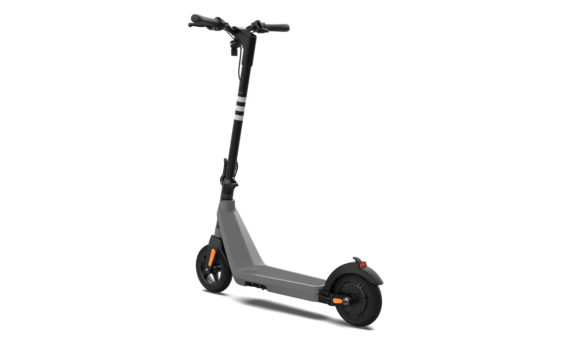 Lightweight & Foldable Electric Scooter W 10.8 Miles Max Speed Range & 15Mph Max Speed Gray Black Grey Aluminum